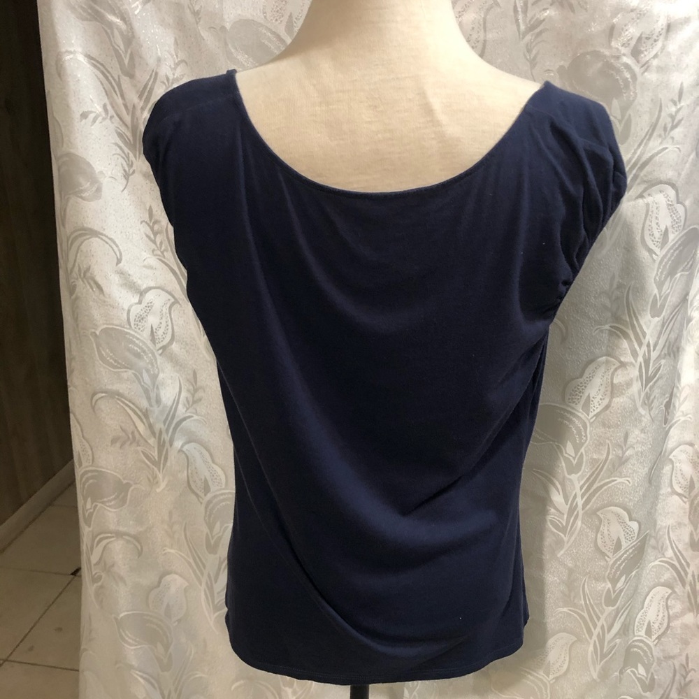 CHADWICKS NAVY TOP SIZE M - Picture 4 of 7